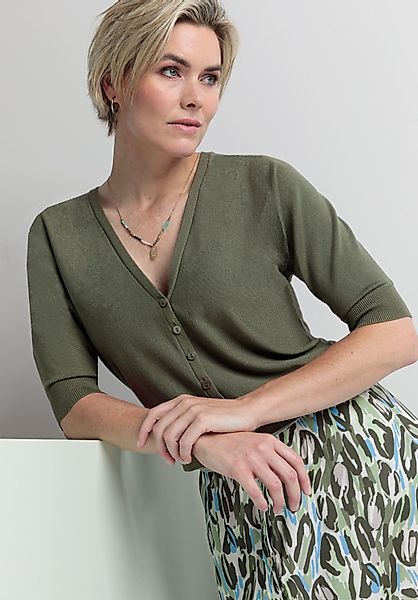 bianca Strickjacke ORIANE in modernem Feinstrick günstig online kaufen