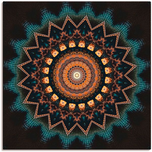 Artland Wandbild "Mandala kosmisches Bewusstsein", Muster, (1 St.), als Alu günstig online kaufen