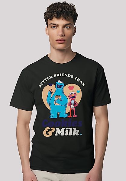 F4NT4STIC T-Shirt "Sesamstraße Cookies & Milk", Premium Qualität,Nostalgie, günstig online kaufen