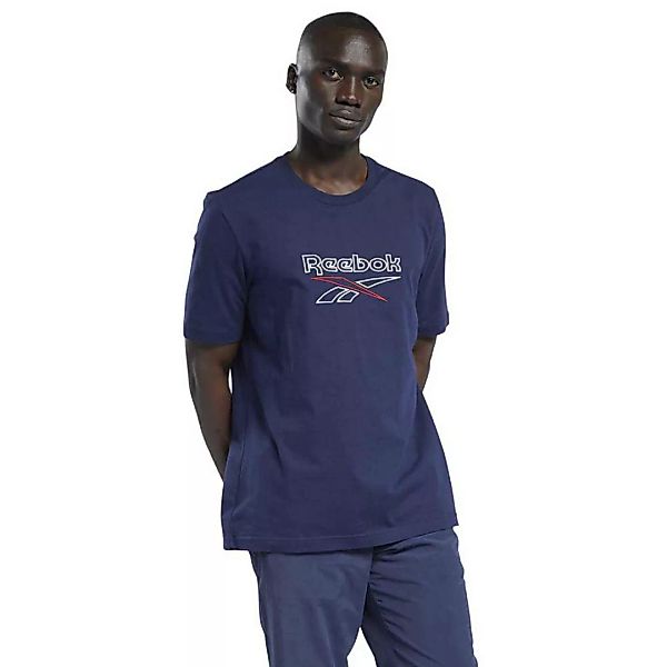 Reebok Classics Vector Kurzärmeliges T-shirt 2XS Vector Navy / White / Vect günstig online kaufen