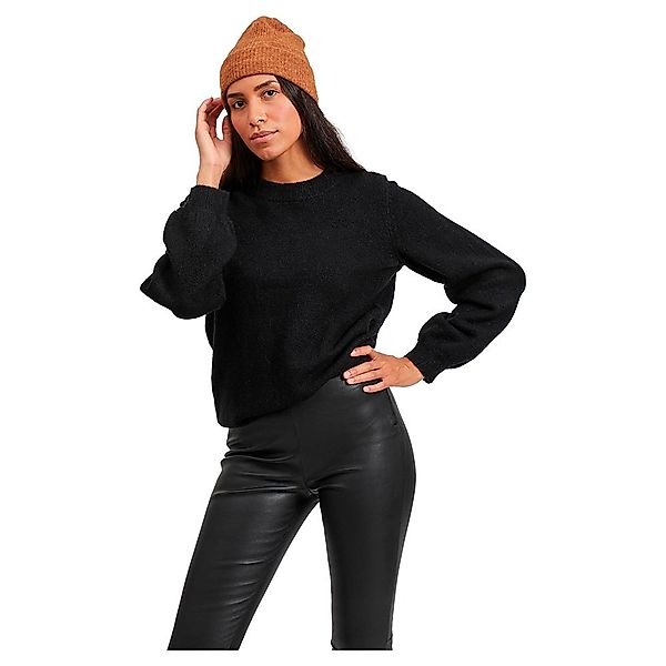 Object Eve Nonsia Langarm Sweater XL Black günstig online kaufen