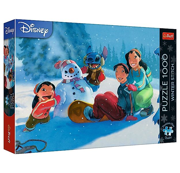 Trefl Puzzle Trefl, Disney Winter Stitch, 1000 Teile Premium Plus, 1000 Puz günstig online kaufen