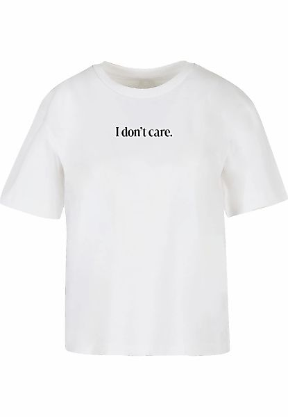 Miss Tee T-Shirt "Miss Tee I Don´t Care Tee" 1 Stk. günstig online kaufen