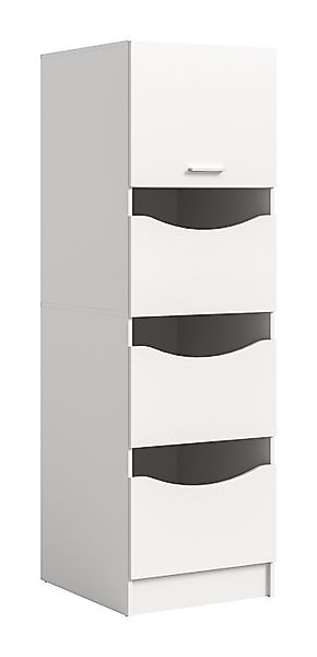 xonox.home Wäscheschrank weiß Nachbildung Melamin beschichtet günstig online kaufen