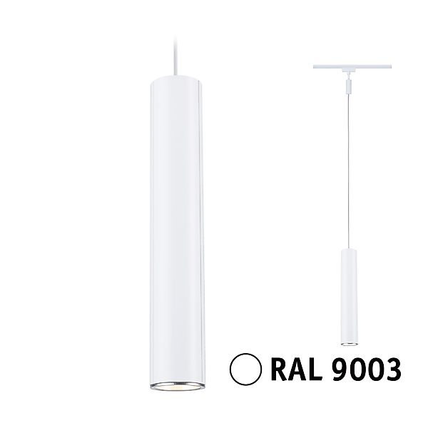 Paulmann "URail Pendel Catalejo GU10 max. 10W dimmbar 230V Signalweiß" günstig online kaufen