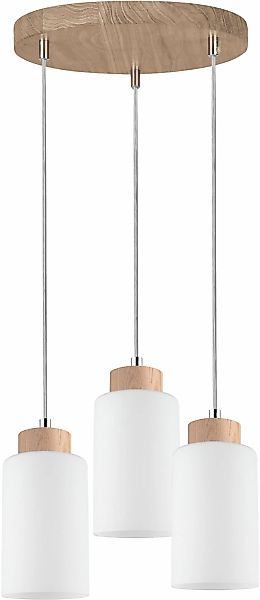 SPOT Light Pendelleuchte »BOSCO WOOD«, 3 flammig, Leuchtmittel E27   ohne L günstig online kaufen