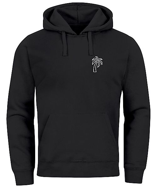 Neverless Hoodie Hoodie Herren Palme Logo günstig online kaufen