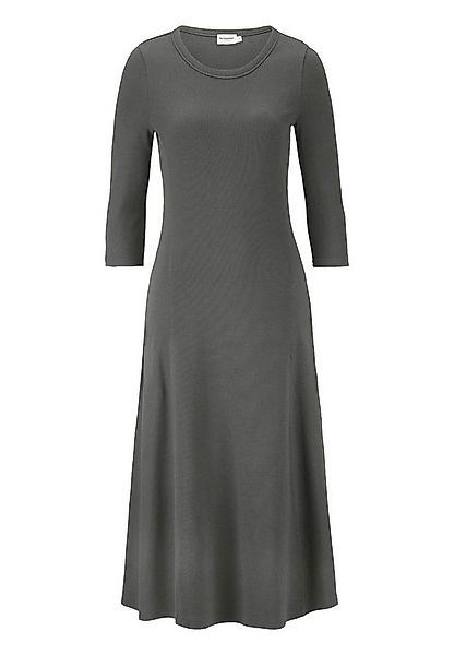 Hessnatur Jerseykleid Midi Slim aus Bio-Baumwolle (1-tlg) günstig online kaufen