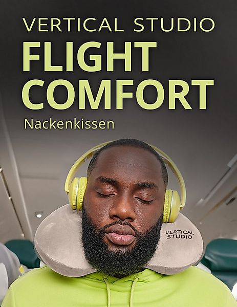 VERTICAL STUDIO Nackenkissen "Norrköping", Optimal für Reisen mit Zug, Auto günstig online kaufen