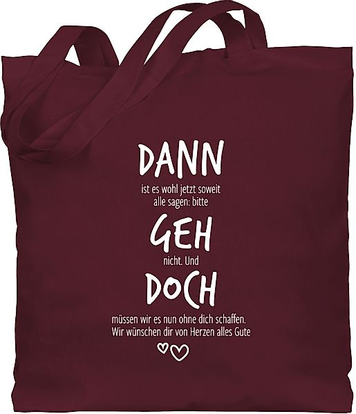 Shirtracer Umhängetasche Dann geh doch mit günstig online kaufen