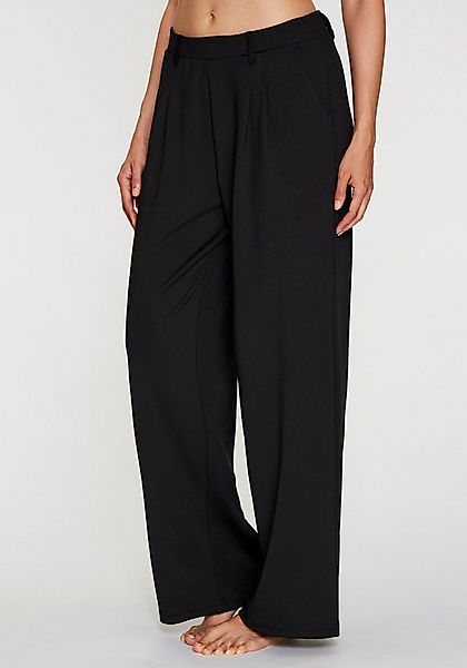 H.I.S Palazzohose mit weitem Bein und kleinen Falten am Bündchen, Loungewea günstig online kaufen