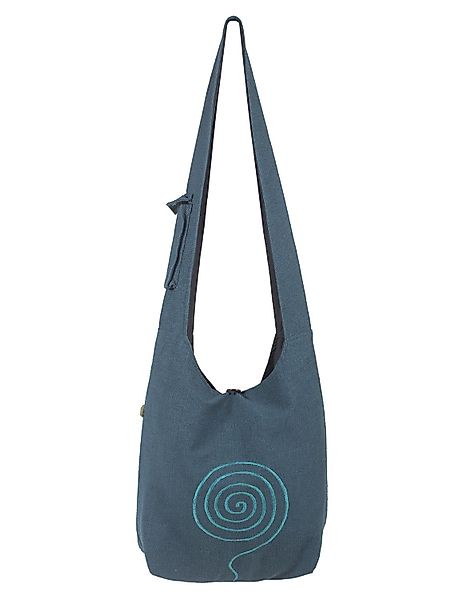 Vishes Shopper Umhängetasche mit aufgestickter Spirale, günstig online kaufen