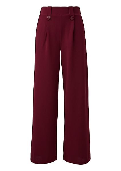 QS Chinos Hose Wide-Leg Hose aus günstig online kaufen