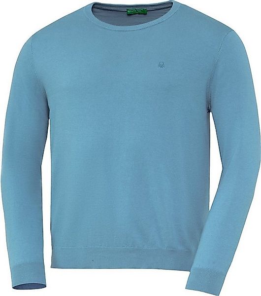 United Colors of Benetton Rundhalspullover aus hautsympathischem Feinstrick günstig online kaufen