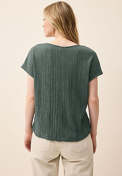 CECIL T-Shirt in gesmokter Struktur günstig online kaufen