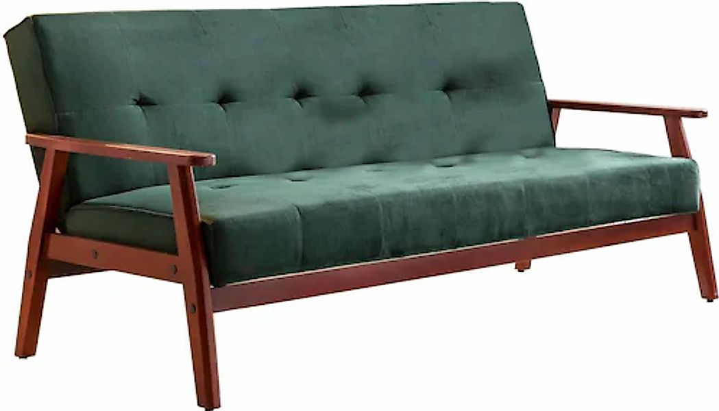 SalesFever Schlafsofa »Skagen 3-Sitzer Schlafsofa« Holzgestell Sofa: Entspa günstig online kaufen
