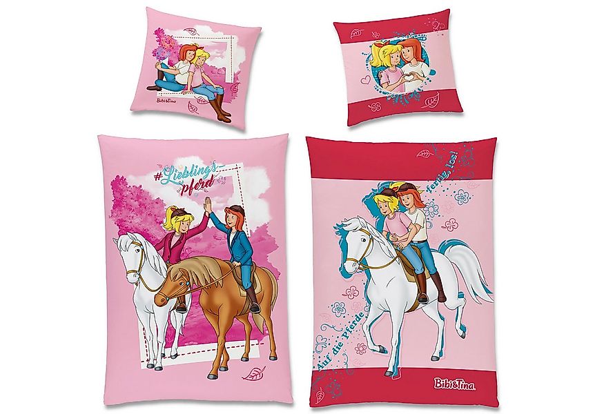 BERONAGE Kinderbettwäsche Bibi und Tina Lieblingspferd Bettwäsche Biber / F günstig online kaufen