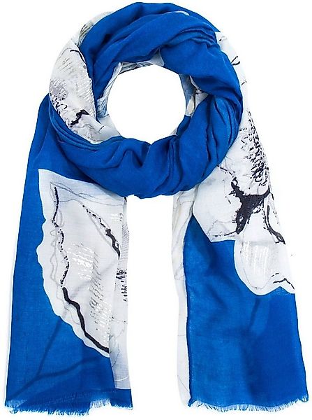 Faera Modeschal, Damen Schal große Blüten weich und leicht XXL günstig online kaufen