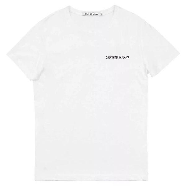 Calvin Klein Jeans J30j307852 Kurzärmeliges T-shirt XS Bright White günstig online kaufen