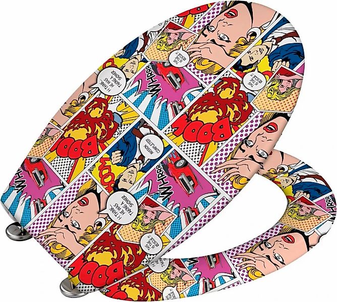 WENKO WC-Sitz Pop-Art günstig online kaufen