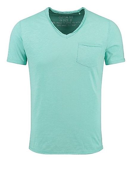 Key Largo T-Shirt Water vintage Look uni Basic MT00780 V-Ausschnitt unifarb günstig online kaufen
