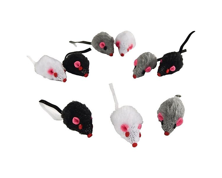 Beeztees Tierkuscheltier Katzenspielzeug Spielmaus Mini - 9 Stück günstig online kaufen
