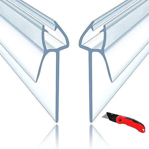 Montegoni Duschdichtung 2x100CM PVC Duschtürdichtung für günstig online kaufen