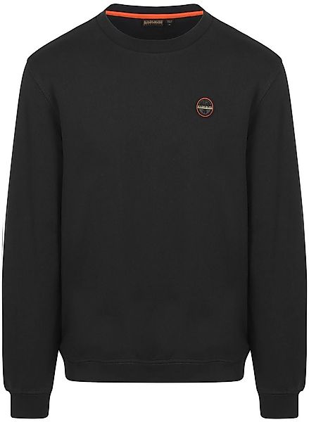 Napapijri Badge Sweater Schwarz - Größe XXL günstig online kaufen