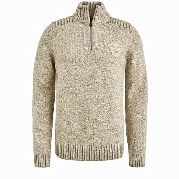 PME LEGEND Troyer - Half Zip Collar Heavy Knit Mix Yarn günstig online kaufen