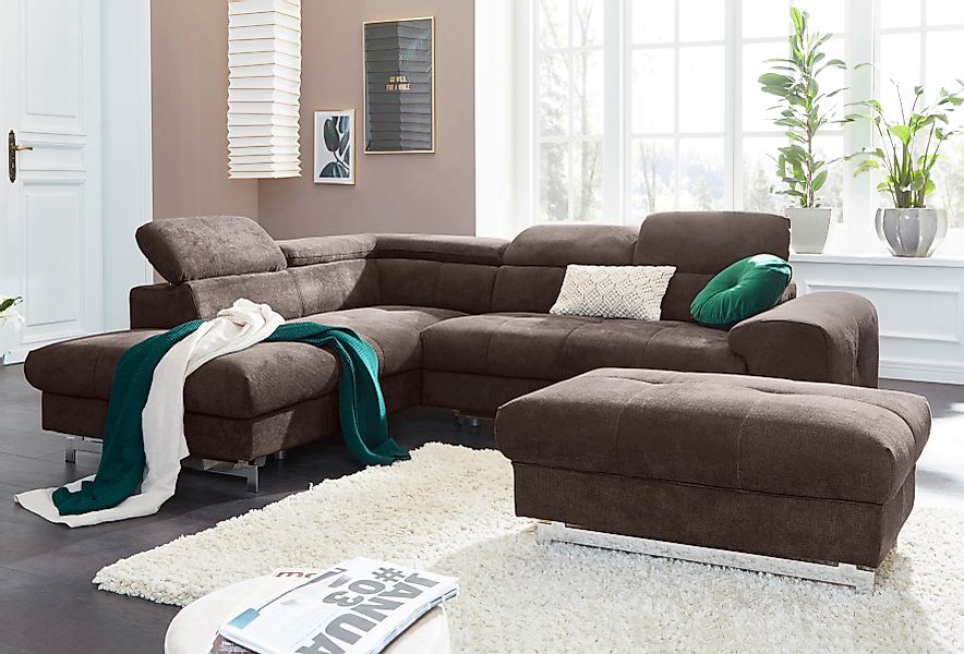 COTTA Polstergarnitur »Chef L-Form« Set, 2 Stk. tlg. Set bestehend aus: Eck günstig online kaufen