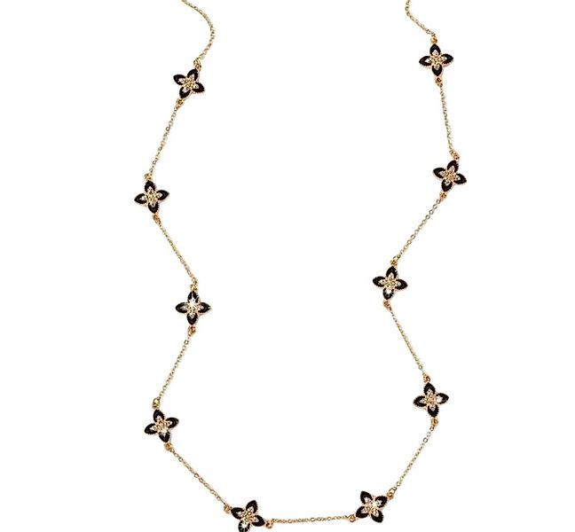 Lale Collection® Edelstahlkette Gold Kleeblatt Schmuck günstig online kaufen