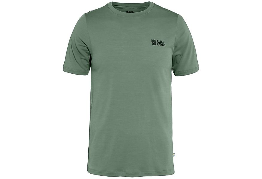 Fjällräven T-Shirt Abisko Wool Logo SS M 614 patina green günstig online kaufen