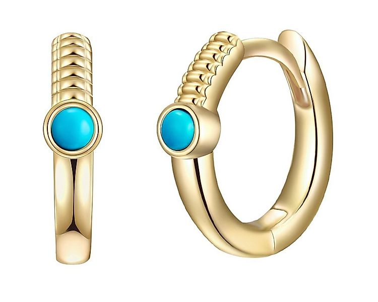 Glanzstücke München Paar Creolen gelbgold, aus Sterling Silber günstig online kaufen