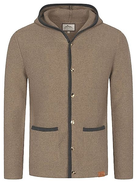 Steigenhöfer Manufaktur Trachtenstrickjacke MAX Cardigan für Männer mit Kap günstig online kaufen