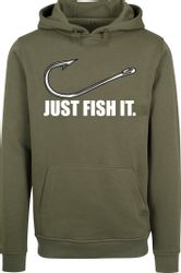 Baddery Kapuzenpullover Angler Hoodie: "Fish it" günstig online kaufen