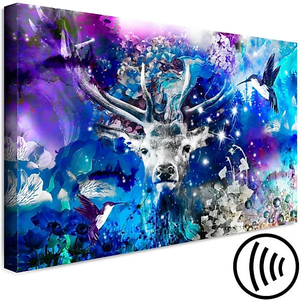 Wandbild Blue Deer (1 Part) Wide XXL günstig online kaufen