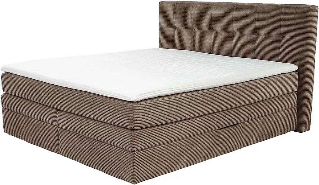 Jockenhöfer Gruppe Boxspringbett "Amy" mit Bettkasten und Kaltschaum-Topper günstig online kaufen
