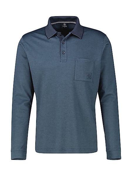 LERROS Langarm-Poloshirt mit Brusttasche und Logo-Badge günstig online kaufen