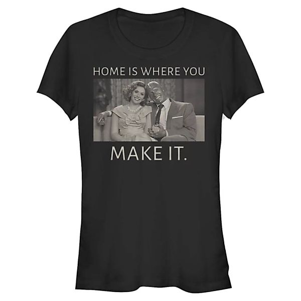 Marvel - WandaVision - Wanda & Vision Home Couple - Frauen T-Shirt günstig online kaufen