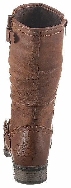 Rieker Stiefel, Boots, Winterboots, Blockabsatz mit gerafftem slouchy-Schaf günstig online kaufen