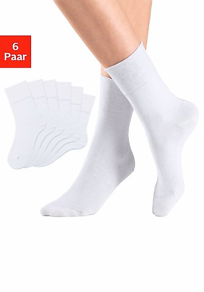H.I.S Socken Packung, 6 Stk. tlg. mit Komfortbund auch für Diabetiker geeig günstig online kaufen