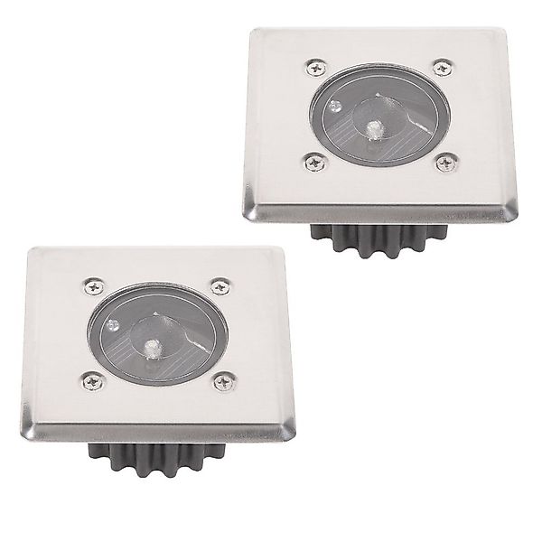 Home4Living LED Solarleuchte Bodeneinbaustrahler Sets eckig günstig online kaufen