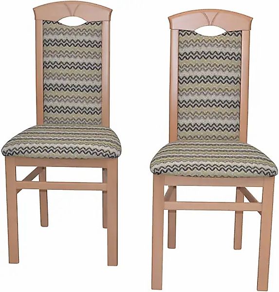 HOFMANN LIVING AND MORE 4-Fußstuhl »Polsterstuhl«, (Set), 2 St., Polyester günstig online kaufen
