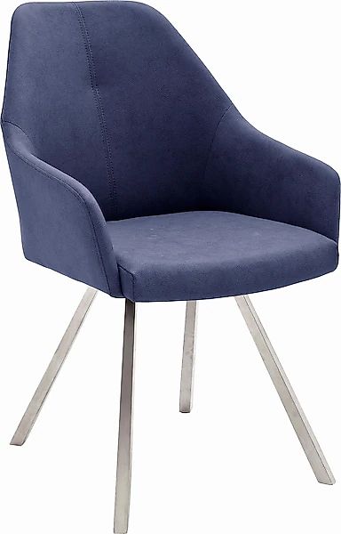 MCA furniture 4-Fußstuhl »Madita A-eckig«, (Set), 2 St., Kunstleder, Stuhl günstig online kaufen