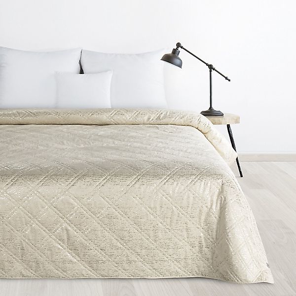 Design91 Tagesdecke Edler Bettüberwurf mit dezentem günstig online kaufen