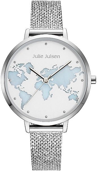 Julie Julsen Quarzuhr "World Silver, JJW1399SME" günstig online kaufen