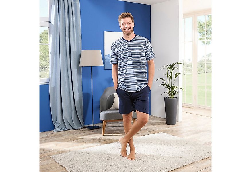 REDBEST Schlafhose Herren-Hose, kurz Single-Jersey Uni günstig online kaufen