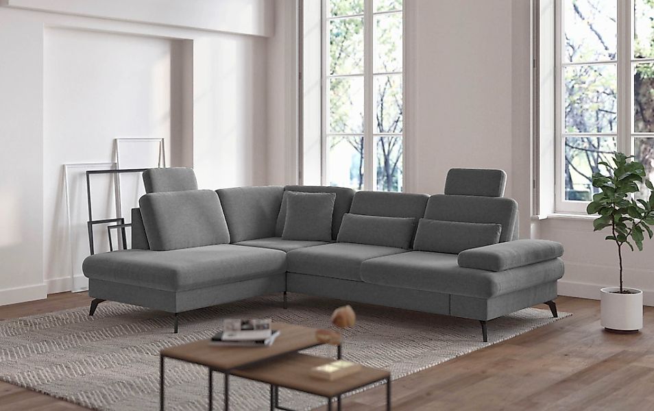 sit&more Ecksofa "Morris L-Form, inkl. Sitztiefenverstellung" wahlweise mit günstig online kaufen