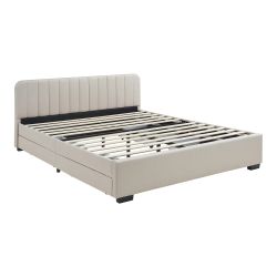 en.casa Polsterbett, »Nofrenna« mit 4 Schubladen günstig online kaufen