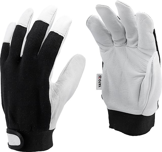 TRIZERATOP Arbeitshandschuhe Arbeitshandschuhe, Naturleder/Baumwolle (Arbei günstig online kaufen